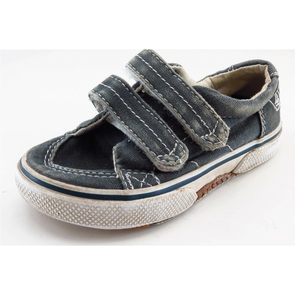 Sperry Top-Sider Blue Fabric Athletic Toddler Boys Sz 6 - Picture 1 of 6
